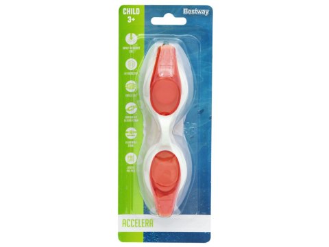 Bestway Accelera Okularki do pływania dla dzieci +3 21062 Bestway Accelera Okularki do pływania dla dzieci +3 21062