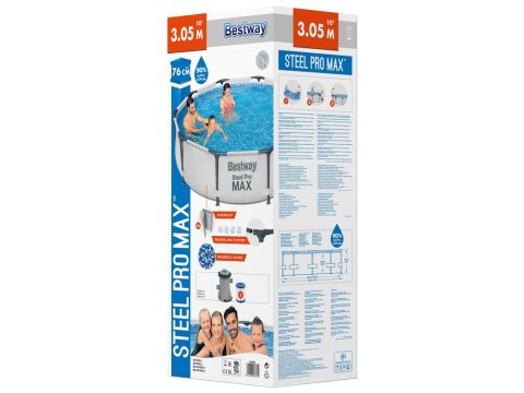 Bestway Basen STELAŻOWY 4678L 305x76cm 8w1 56408 Bestway Basen STELAŻOWY 4678L 305x76cm 8w1 56408