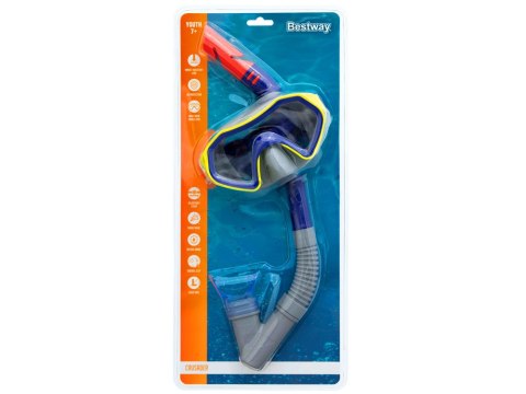 Bestway Maska z rurką do pływania nurkowania 24025 Bestway Maska z rurką do pływania nurkowania 24025