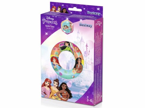 Bestway dmuchane Kółko do pływania 56 cm Princess 91043 Bestway dmuchane Kółko do pływania 56 cm Princess 91043