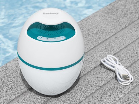 Bestway pływający głośnik MusicWave™ z Bluetooth i światłem LED 58700 Bestway pływający głośnik MusicWave™ z Bluetooth i światłem LED 58700