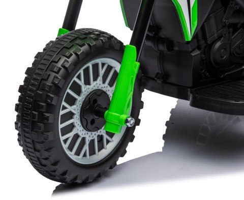 Jeździk na akumulator MOTOCYKL ELEKTRO HONDA CRF450 trójkołowa elektryczny zielony Jeździk na akumulator MOTOCYKL ELEKTRO HONDA CRF450 trójkołowa elektryczny zielony