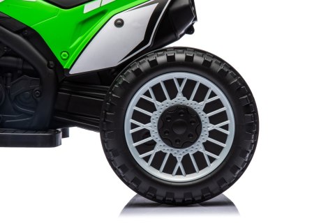 Jeździk na akumulator MOTOCYKL ELEKTRO HONDA CRF450 trójkołowa elektryczny zielony Jeździk na akumulator MOTOCYKL ELEKTRO HONDA CRF450 trójkołowa elektryczny zielony