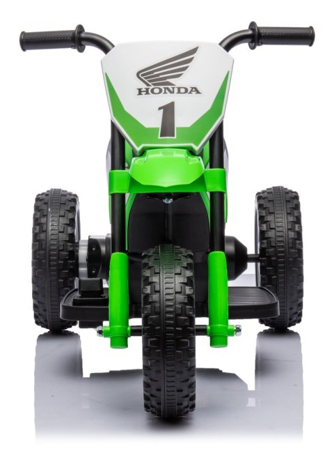 Jeździk na akumulator MOTOCYKL ELEKTRO HONDA CRF450 trójkołowa elektryczny zielony Jeździk na akumulator MOTOCYKL ELEKTRO HONDA CRF450 trójkołowa elektryczny zielony