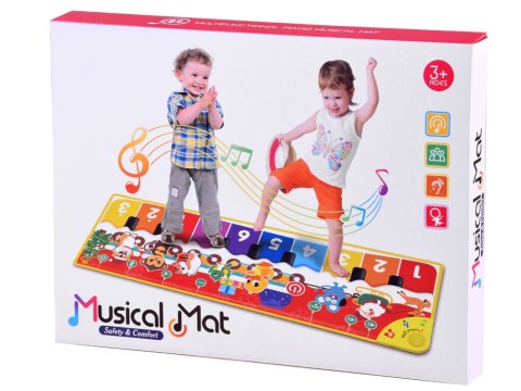 Pianinko Muzyczna Mata do tańczenia cyfry ZA4398 Pianinko Muzyczna Mata do tańczenia cyfry ZA4398