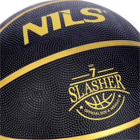 NILS NPK270 PIŁKA DO KOSZYKÓWKI CZARNA SLASHER 7 NILS NILS NPK270 PIŁKA DO KOSZYKÓWKI CZARNA SLASHER 7 NILS
