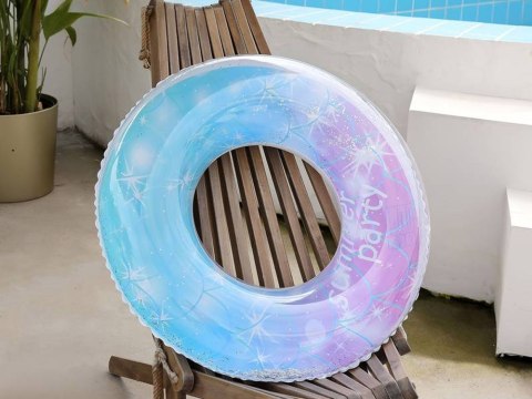 Bajeczne Kółko dmuchane z konfetti do pływania dla dzieci 70cm SP0751 Bajeczne Kółko dmuchane z konfetti do pływania dla dzieci 70cm SP0751