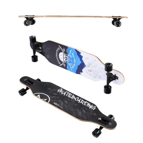 NILS EXTREME LONGBOARD SKULL WOOD SKATE NILS EXTREME NILS EXTREME LONGBOARD SKULL WOOD SKATE NILS EXTREME