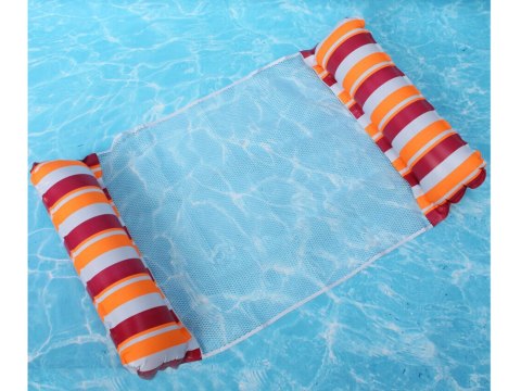 Dmuchany czerwony Materac do pływania Hamak wodny na basen i plażę SP0759 Dmuchany czerwony Materac do pływania Hamak wodny na basen i plażę SP0759