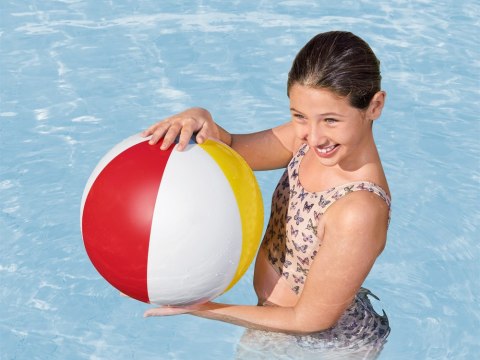 Bestway Dmuchana kolorowa piłka w paski dla dzieci i dorosłych 51cm 31021 Bestway Dmuchana kolorowa piłka w paski dla dzieci i dorosłych 51cm 31021