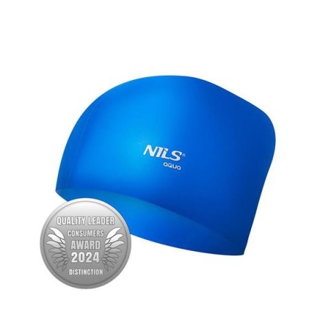 NILS AQUA NQC JEDNOKOLOROWY NIEBIESKI CZEPEK SILIKONOWY DO DŁUGICH WŁOSÓW NILS AQUA NILS AQUA NQC JEDNOKOLOROWY NIEBIESKI CZEPEK SILIKONOWY DO DŁUGICH WŁOSÓW NILS AQUA