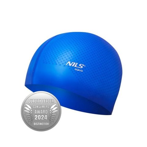 NILS AQUA NQC JEDNOKOLOROWY NIEBIESKI CZEPEK SILIKONOWY DOTS NILS AQUA NILS AQUA NQC JEDNOKOLOROWY NIEBIESKI CZEPEK SILIKONOWY DOTS NILS AQUA