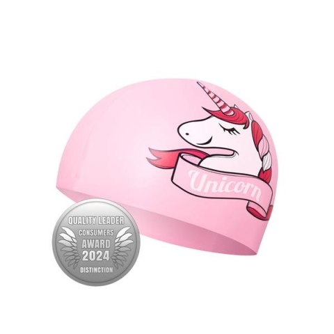 NILS AQUA NQC UNICORN RÓŻOWY DZIECIĘCY CZEPEK SILIKONOWY NILS AQUA NILS AQUA NQC UNICORN RÓŻOWY DZIECIĘCY CZEPEK SILIKONOWY NILS AQUA