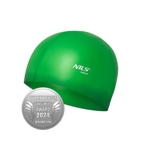 NILS AQUA NQC JEDNOKOLOROWY GR02 ZIELONY CZEPEK SILIKONOWY NILS AQUA NILS AQUA NQC JEDNOKOLOROWY GR02 ZIELONY CZEPEK SILIKONOWY NILS AQUA