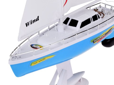 Zdalnie sterowany Jacht żaglowy Żaglówka na pilota koło sterowe RC0639 Zdalnie sterowany Jacht żaglowy Żaglówka na pilota koło sterowe RC0639