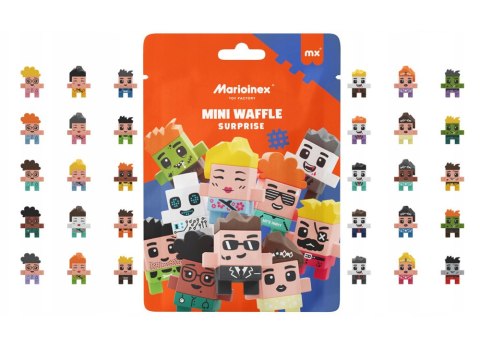 Marioinex Klocki Mini Waffle Surprise 2w1 saszetka figurka klocki ZA5040 Marioinex Klocki Mini Waffle Surprise 2w1 saszetka figurka klocki ZA5040
