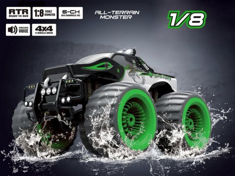 Olbrzymie Auto Monster Snake 4x4 muzyka światła drift 360st. Pilot RC0633 Olbrzymie Auto Monster Snake 4x4 muzyka światła drift 360st. Pilot RC0633