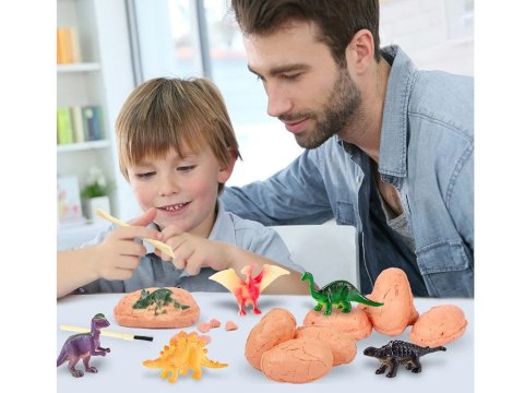Zestaw Archeologiczny 12 Dużych Jaj + karty Odkryj Świat Dinozaurów ZA4999 Zestaw Archeologiczny 12 Dużych Jaj + karty Odkryj Świat Dinozaurów ZA4999