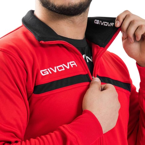Givova Dres Givova Tuta Givova One czerwono-czarny TT012 1210 Givova Dres Givova Tuta Givova One czerwono-czarny TT012 1210