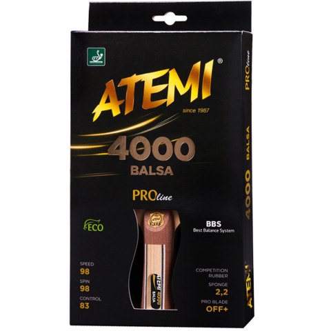 Atemi Rakietka do ping ponga New Atemi 4000 Pro Balsa concave Atemi Rakietka do ping ponga New Atemi 4000 Pro Balsa concave
