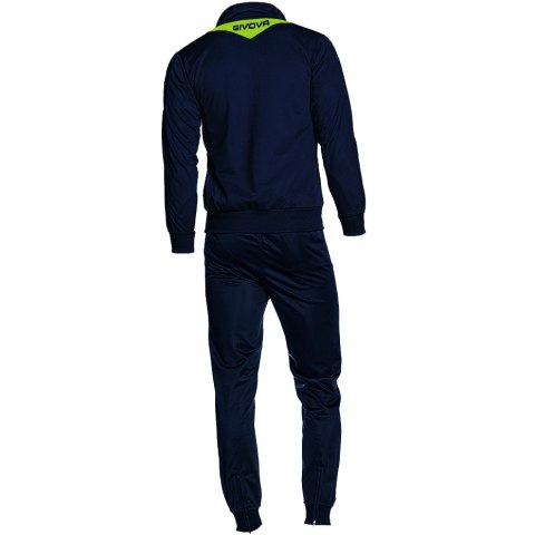 Givova Dres Givova Tuta Visa Fluo granatowo-zielony TR018F 0419 Givova Dres Givova Tuta Visa Fluo granatowo-zielony TR018F 0419