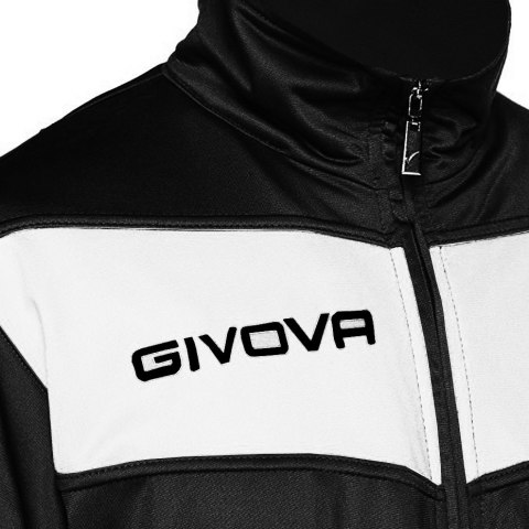 Givova Dres Givova Tuta Visa czarno-biały TR018 1003 Givova Dres Givova Tuta Visa czarno-biały TR018 1003