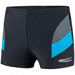 AQUA-SPEED Spodenki kąpielowe dla chłopca Aqua-Speed Andy szaro niebieskie 32 349