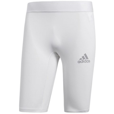 Adidas teamwear Podspodenki męskie adidas Alphaskin Sport Short Tight białe CW9457