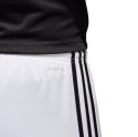 Adidas teamwear Spodenki dla dzieci adidas Squadra 17 JUNIOR biało-czarne BJ9227/GH1668