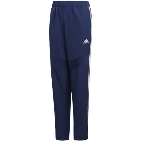 Adidas teamwear Spodnie dla dzieci adidas Tiro 19 Woven Pants JUNIOR granatowe DT5781