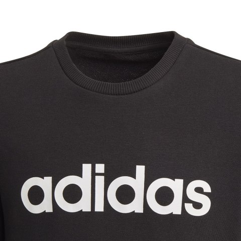 Adidas Bluza dla dzieci adidas YG Essentials Linear Sweat czarna EH6157 Adidas Bluza dla dzieci adidas YG Essentials Linear Sweat czarna EH6157