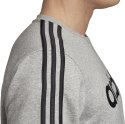 Adidas Bluza męska adidas Essentials 3 Stripes Crewneck Fleece szara EI4902