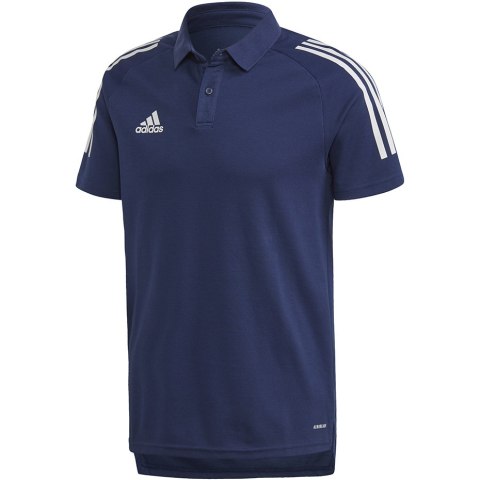 Adidas teamwear Koszulka męska adidas Condivo 20 Polo granatowo-biała ED9245 Adidas teamwear Koszulka męska adidas Condivo 20 Polo granatowo-biała ED9245