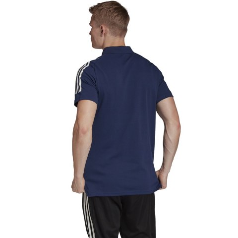 Adidas teamwear Koszulka męska adidas Condivo 20 Polo granatowo-biała ED9245 Adidas teamwear Koszulka męska adidas Condivo 20 Polo granatowo-biała ED9245
