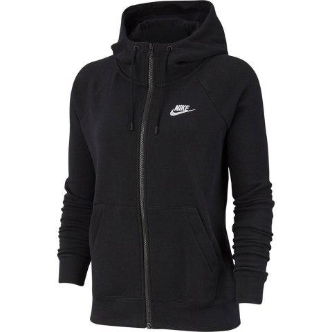 Nike Bluza damska Nike Essentials Hoodie FZ FLC czarna BV4122 010 Nike Bluza damska Nike Essentials Hoodie FZ FLC czarna BV4122 010