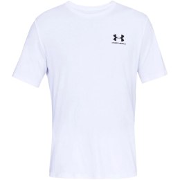 Under Armour Koszulka męska Under Armour Sportstyle Left Chest SS biała 1326799 100