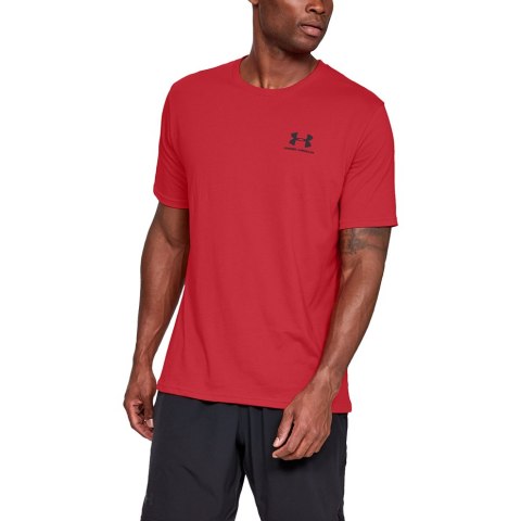 Under Armour Koszulka męska Under Armour Sportstyle Left Chest SS czerwona 1326799 600 Under Armour Koszulka męska Under Armour Sportstyle Left Chest SS czerwona 1326799 600