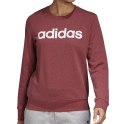 Adidas Bluza damska adidas Essentials Linear Crewneck bordowa GD2956