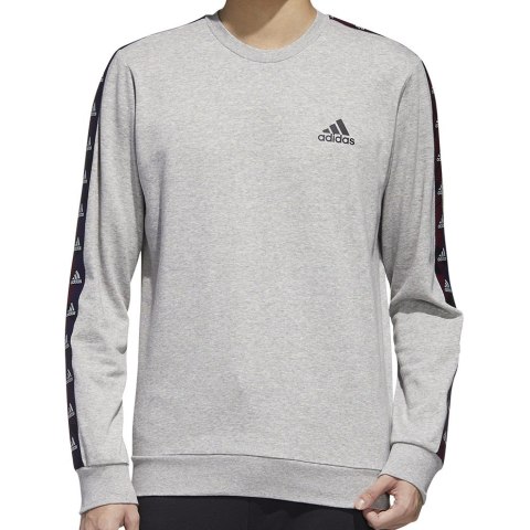 Adidas Bluza męska adidas Essentials Tape Sweatshirt szara GD5447 Adidas Bluza męska adidas Essentials Tape Sweatshirt szara GD5447