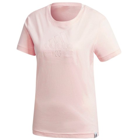 Adidas Koszulka damska adidas Brilliant Basics Tee jasnoróżowa GD3821