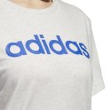 Adidas Koszulka damska adidas Essentials Linear Loose Tee szara GD2912