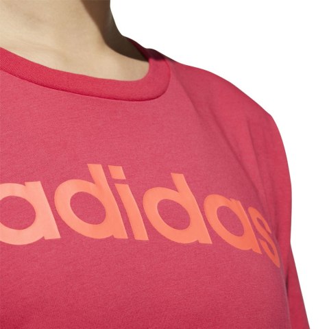 Adidas Koszulka damska adidas W E Linear L T różowa GD2911 Adidas Koszulka damska adidas W E Linear L T różowa GD2911