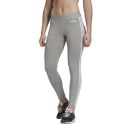 Adidas Legginsy damskie adidas Essentials 3 Stripes Tight jasnoszare FQ4123 Adidas Legginsy damskie adidas Essentials 3 Stripes Tight jasnoszare FQ4123