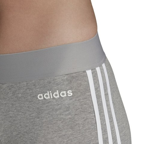 Adidas Legginsy damskie adidas Essentials 3 Stripes Tight jasnoszare FQ4123 Adidas Legginsy damskie adidas Essentials 3 Stripes Tight jasnoszare FQ4123