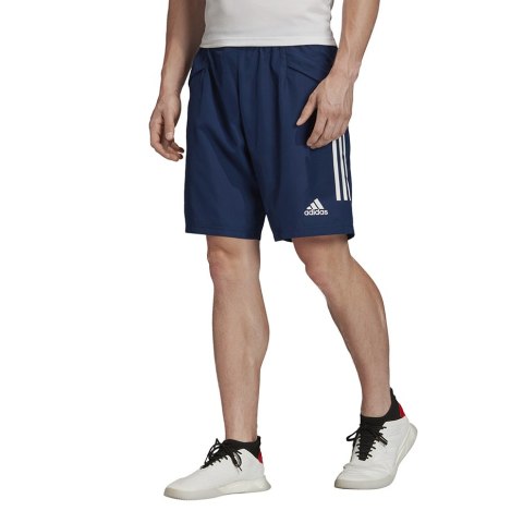 Adidas teamwear Spodenki męskie adidas Condivo 20 DT Short granatowo-białe ED9227 Adidas teamwear Spodenki męskie adidas Condivo 20 DT Short granatowo-białe ED9227