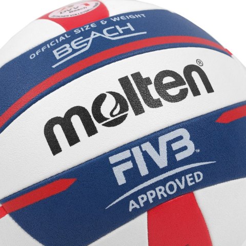 Molten Piłka siatkowa Molten plażowa V5B5000-DE FIVB DVV1 Molten Piłka siatkowa Molten plażowa V5B5000-DE FIVB DVV1