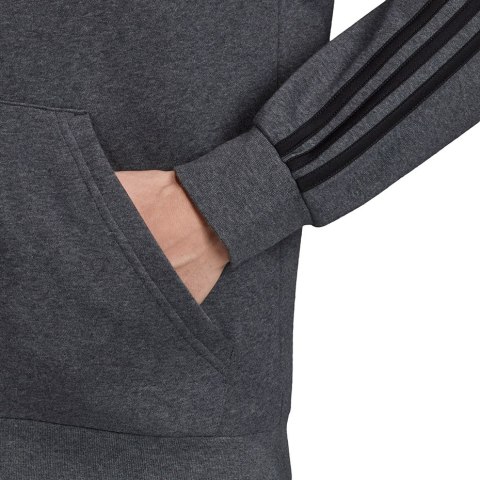 Adidas Bluza męska adidas Essentials 3 Stripes Fullzip Fleece szara DX2528 Adidas Bluza męska adidas Essentials 3 Stripes Fullzip Fleece szara DX2528