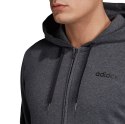 Adidas Bluza męska adidas Essentials 3 Stripes Fullzip Fleece szara DX2528