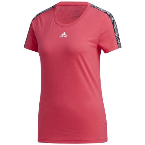 Adidas Koszulka damska adidas Essentials Tape Tee różowa GE1133