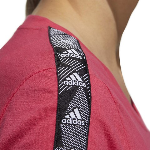 Adidas Koszulka damska adidas Essentials Tape Tee różowa GE1133 Adidas Koszulka damska adidas Essentials Tape Tee różowa GE1133